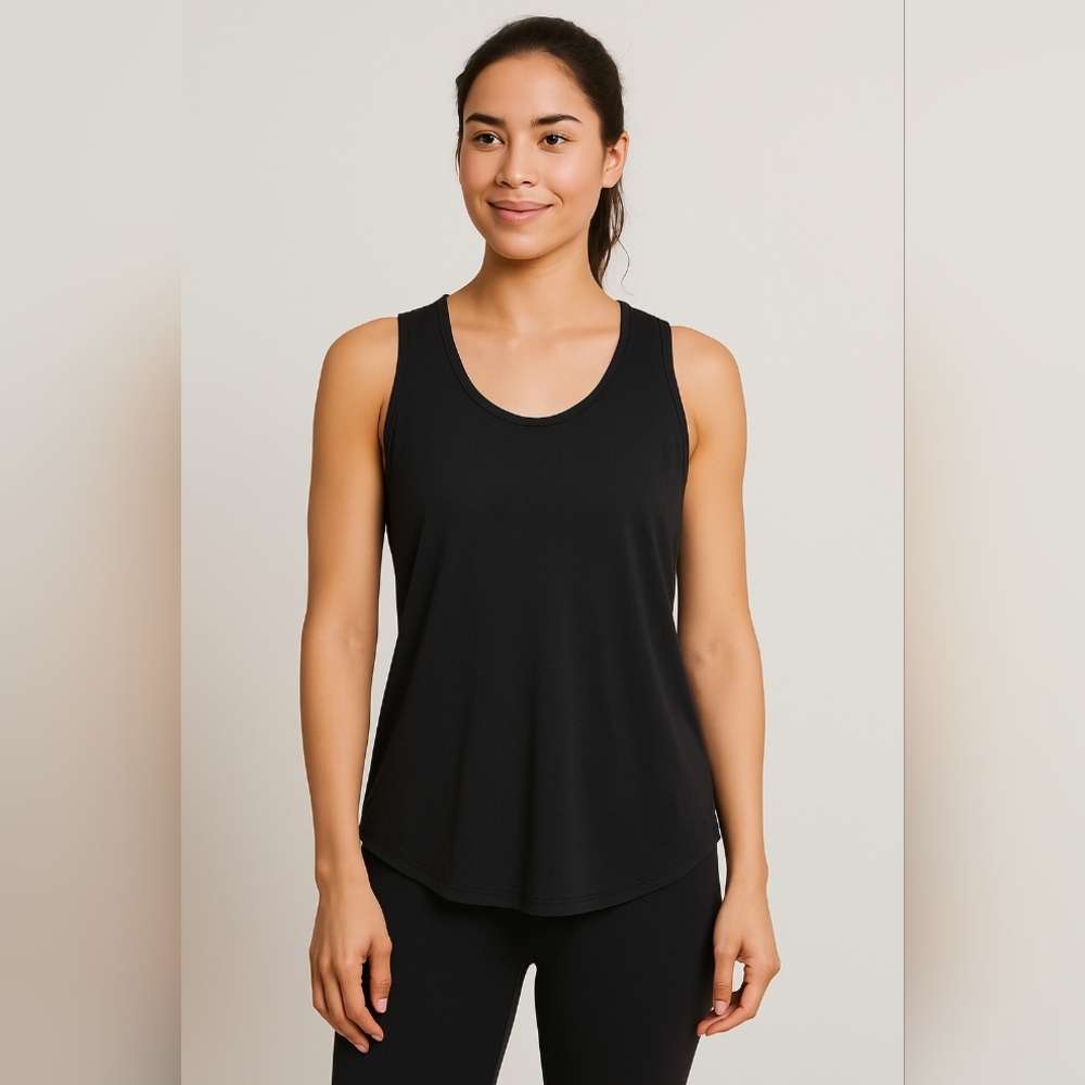 Prana Black Racerback Tank Top